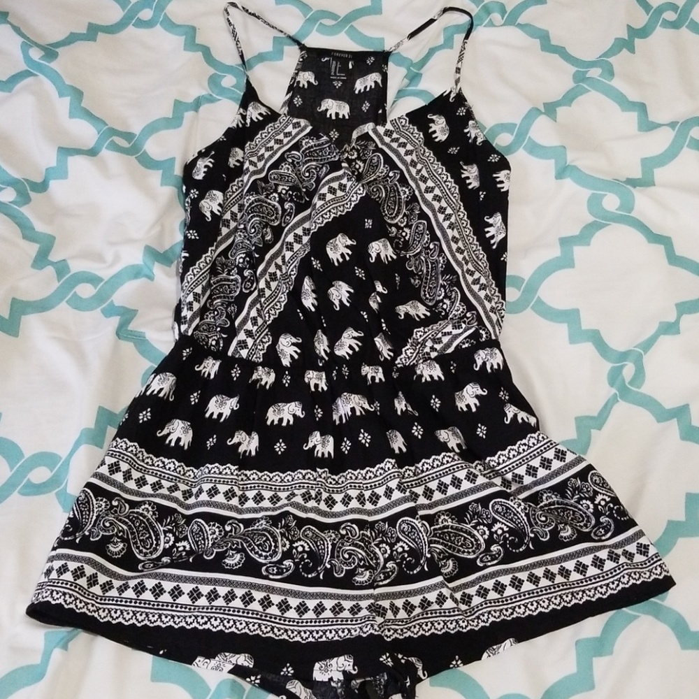 Forever 21 Surplice Romper